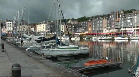 Honfleur 3 Stock Footage 25908651