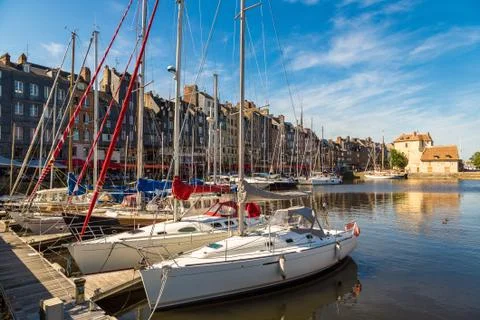 Honfleur Harbour Stock Photos