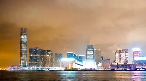 Hong Kong architecture. Timelapse Stock Footage 6519902