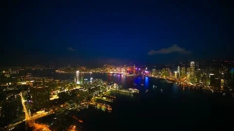 Hong Kong architecture. Timelapse Stock Footage 10907875
