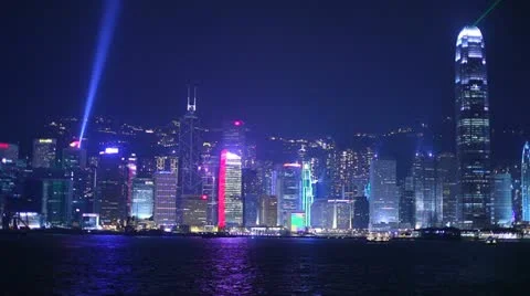 Hong Kong architecture. Timelapse Stock Footage 11521574