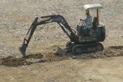 HONG KONG-BACKHOE 1 Stock-Footage 333396