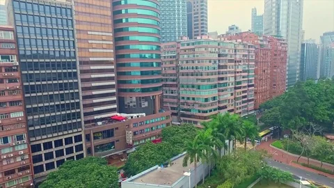 Hong Kong Camera panorama 2 Stock Footage 77018846