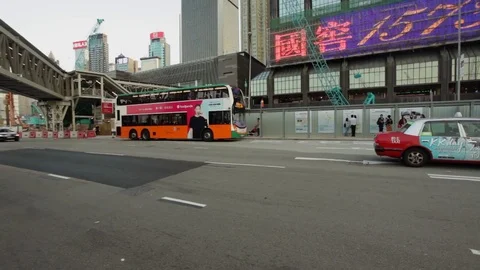 Street scene, Canton road, Kowloon, Hong Kong, China Stock Photo