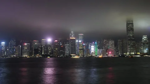 Hong Kong Central timelapse. Stock Footage 304675094