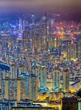 Hong Kong cityscape Stock Photos