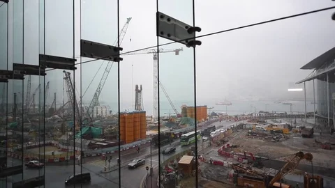 HONG KONG Construction Stock Footage 77155157