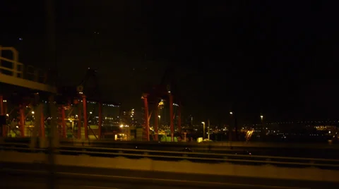 Hong Kong Cranes Stock Footage 27887873