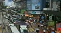 Hong Kong Crowds Rush Hour Shopping Area, Crowded Street, Car, Bus Traffic HD Footage