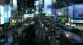 Hong Kong Crowds Rush Hour Shopping Area, Crowded Street, Car, Night Traffic HD Footage