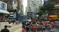 Hong Kong Crowds Rush Hour Shopping Area, Crowded Street, Car, time lapse HD Footage