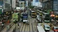 Hong Kong Crowds Rush Hour Shopping Area, Crowded Street, Car, time lapse HD Footage