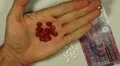 Hong Kong Dollar HKD, Counting Drugs and Money, Health Care, Colorful Pills HD Footage