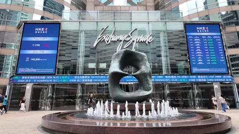 Hong Kong Exchanges and Clearing Limited Stock Footage 313388391