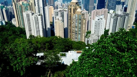 Hong Kong famous view Stock Footage 81689736