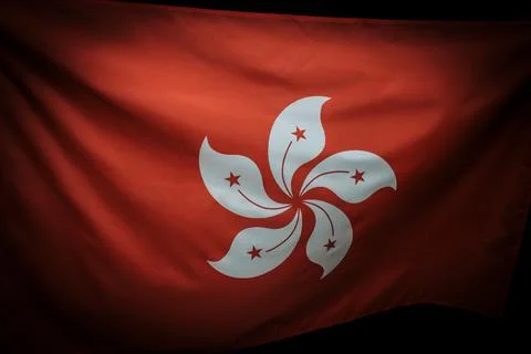 Hong Kong flag Stock Photos