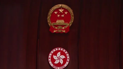 Hong Kong introduces new security bill proposing tougher jail terms, Hong Kong,  Stock Footage 267186756