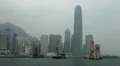 Hong Kong Island Skyline, Victoria Harbour, Kowloon Peninsula, Ship, Skyscrapers HD Footage