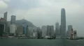 Hong Kong Island Skyline, Victoria Harbour, Kowloon Peninsula, Ship, Skyscrapers HD Footage