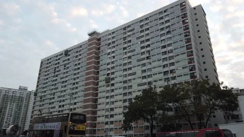 Hong Kong Kowloon Choi Hung Estate Stock Footage 228802353