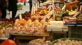 Hong Kong Market Street, Meat, Fruits, Clothes, Fish, Vegetables, Chinese HD Footage