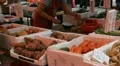 Hong Kong Market Street, Meat, Fruits, Clothes, Fish, Vegetables, Chinese HD Footage