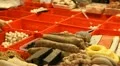 Hong Kong Market Street, Meat, Fruits, Clothes, Fish, Vegetables, Chinese HD Footage