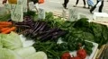 Hong Kong Market Street, Meat, Fruits, Clothes, Fish, Vegetables, Chinese HD Footage