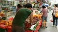 Hong Kong Market Street, Meat, Fruits, Clothes, Fish, Vegetables, Chinese HD Footage