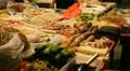 Hong Kong Market Street, Meat, Fruits, Clothes, Fish, Vegetables, Chinese HD Footage