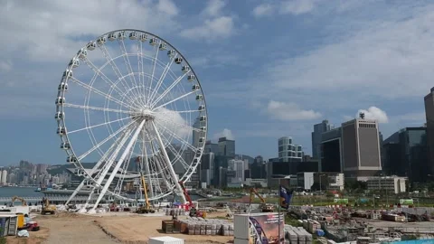 Hong Kong Observation Wheel Stock Footage 203770965