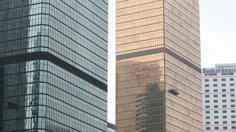 Hong Kong offices, business district Stock Footage 59559293