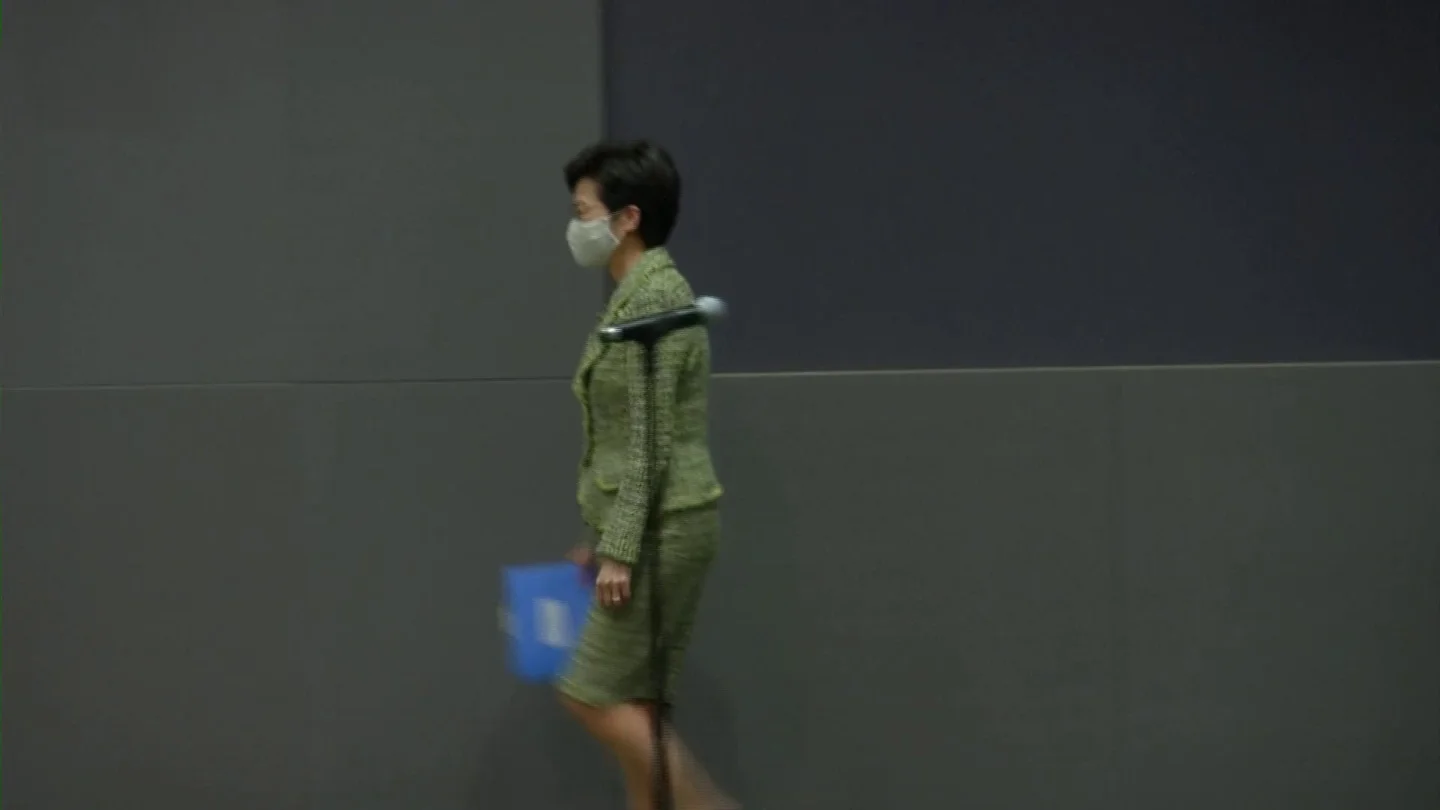 Hong Kong To Open Bars, Pools And Theme Parks After Mass Testing Scheme Stock Footage