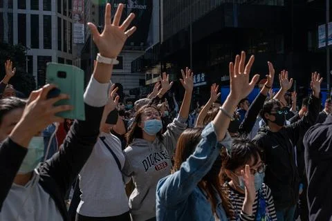 Hong Kong Protest Fotos de archivo
