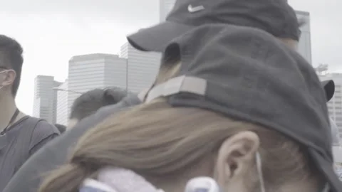 Hong Kong Protests Stock Footage 140629664