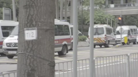 Hong Kong Protests Stock Footage 140629716