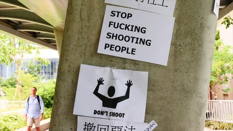 Hong Kong Protests Singing Видео 112107931