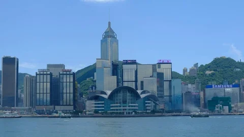Hong Kong Skyline Video stock 79054455