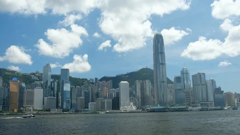 Hong Kong Skyline Stock Footage 99489140