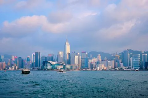 Hong Kong skyline. Hong Kong, China Stock Photos