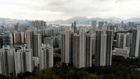 Hong Kong Skylines Stock Footage 115361252