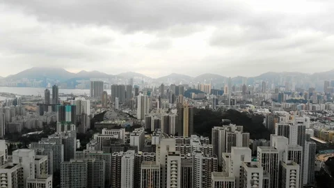 Hong Kong Skylines Stock Footage 115361447