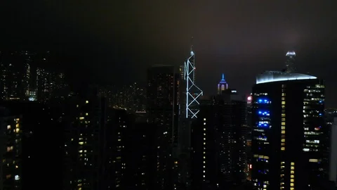 Hong Kong Skylines Stock Footage 115361536