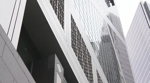 Hong Kong skyscrapers, economy Video stock 59558696