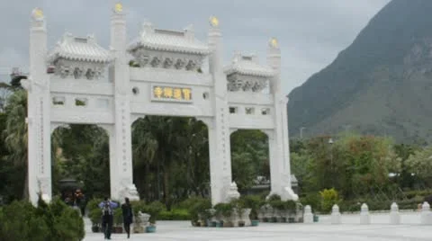 Hong Kong structure Stock Footage 10922916