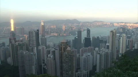 Hong-Kong sunset Stock Footage 26622602