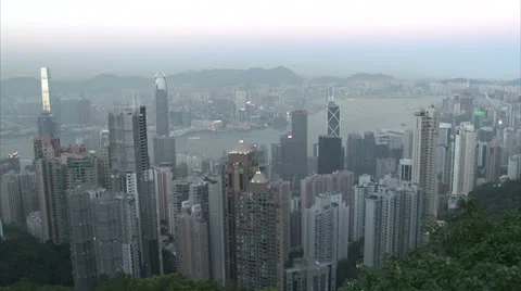 Hong-Kong sunset 스톡 동영상 26630586