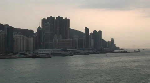 Hong Kong Sunset 스톡 동영상 47163193