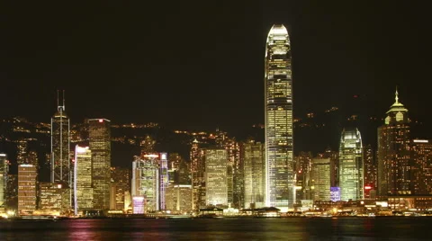 Hong Kong Symphony of Lights Stock Footage 1937480