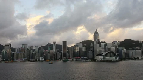 Hong Kong Time Lapse Stock Footage 38633236